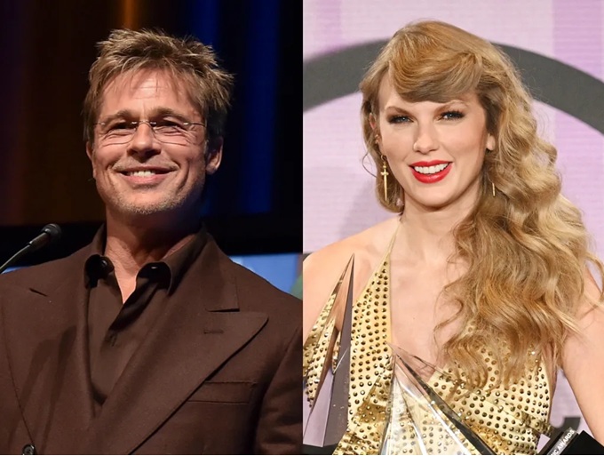 Insider Says Brad Pitt’s Appearance At Taylor Swift’s Wedding Was All About ‘Controlling The Narrative’
